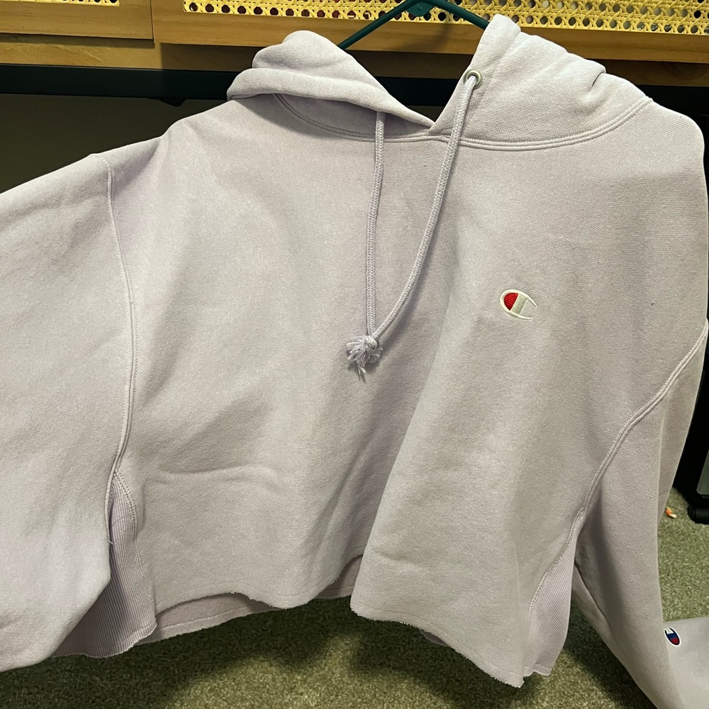 Cropped champion sweatshirt